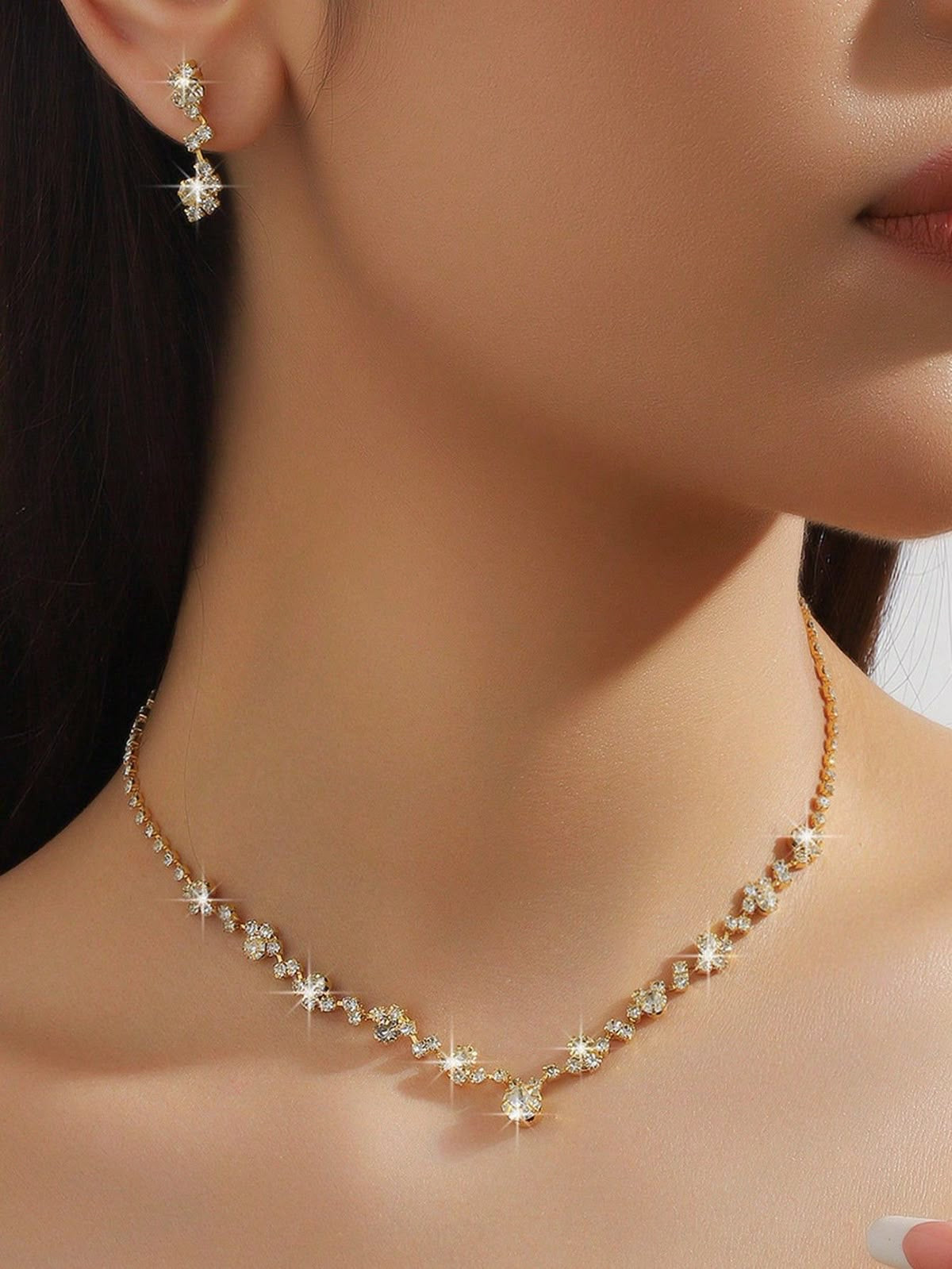 Neckpiece and Earring Set