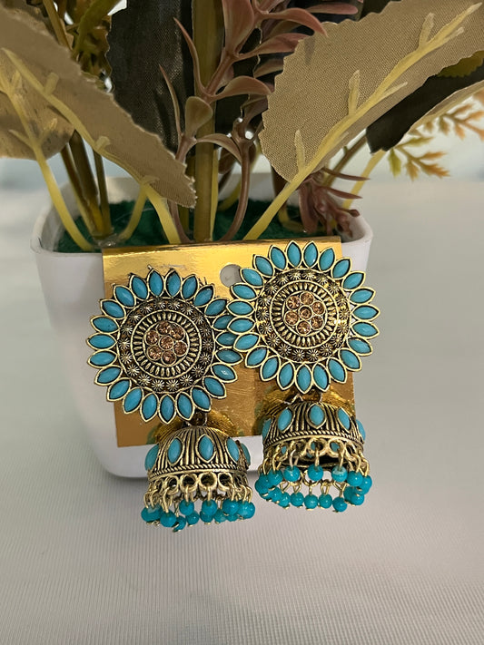 Gulbahaar Jhumkas