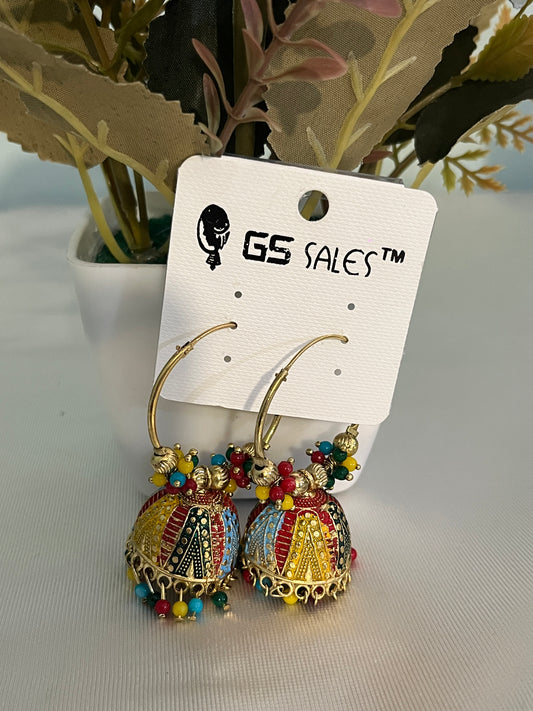 Aabroo Latkan Jhumkas