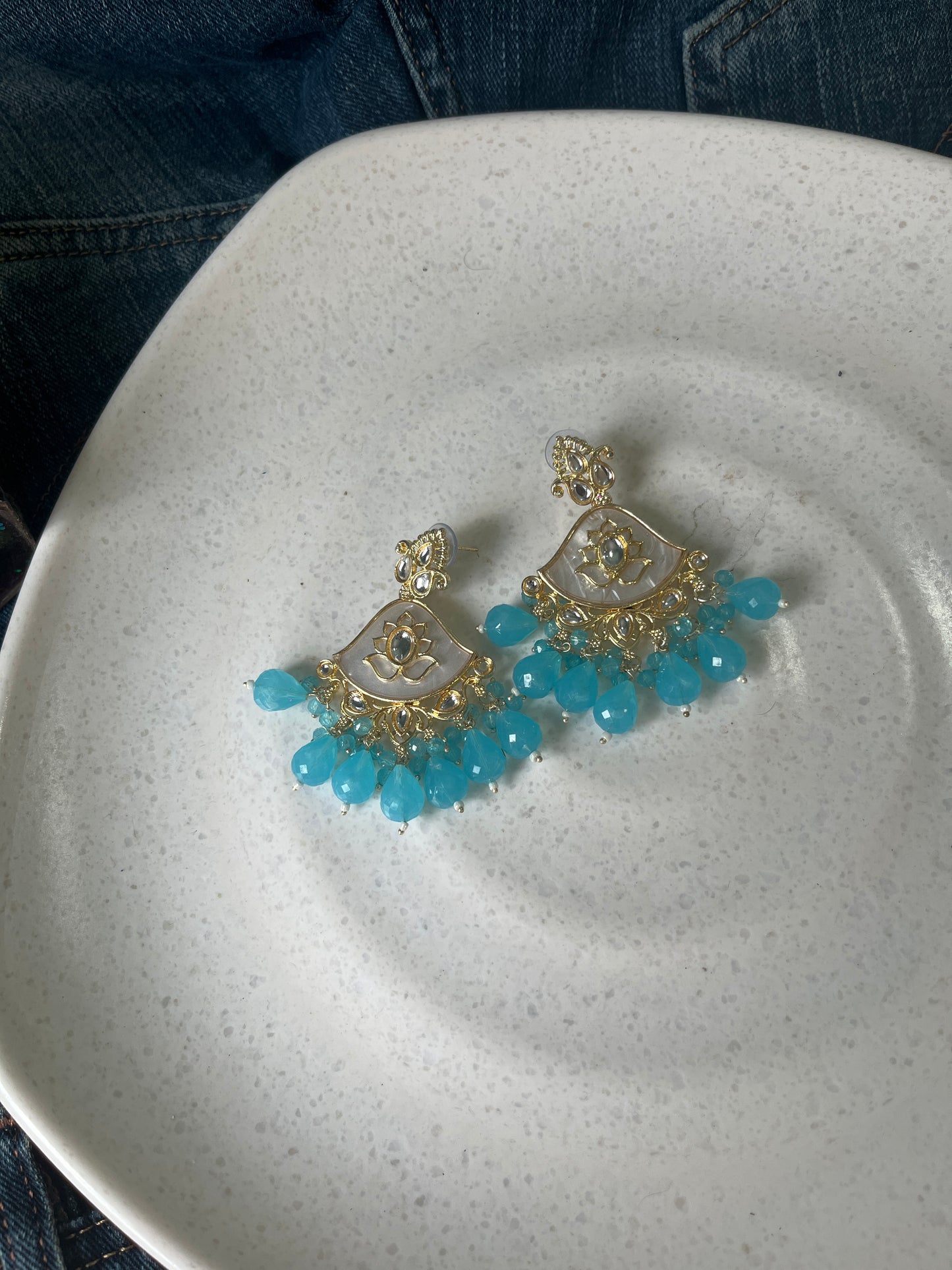 Lotus Breeze Fan Earring