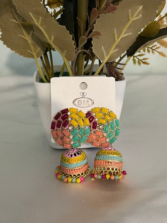 Rangtaani Jhumkas